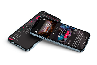 Slavonski radio website on iPhone