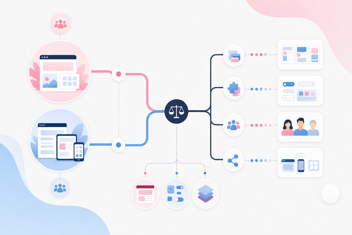 Behöver er webbplats ett designsystem eller räcker sidmallar?